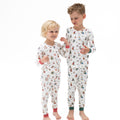 Winter Sports Dogs Pink - Long Sleeve Loungewear Set