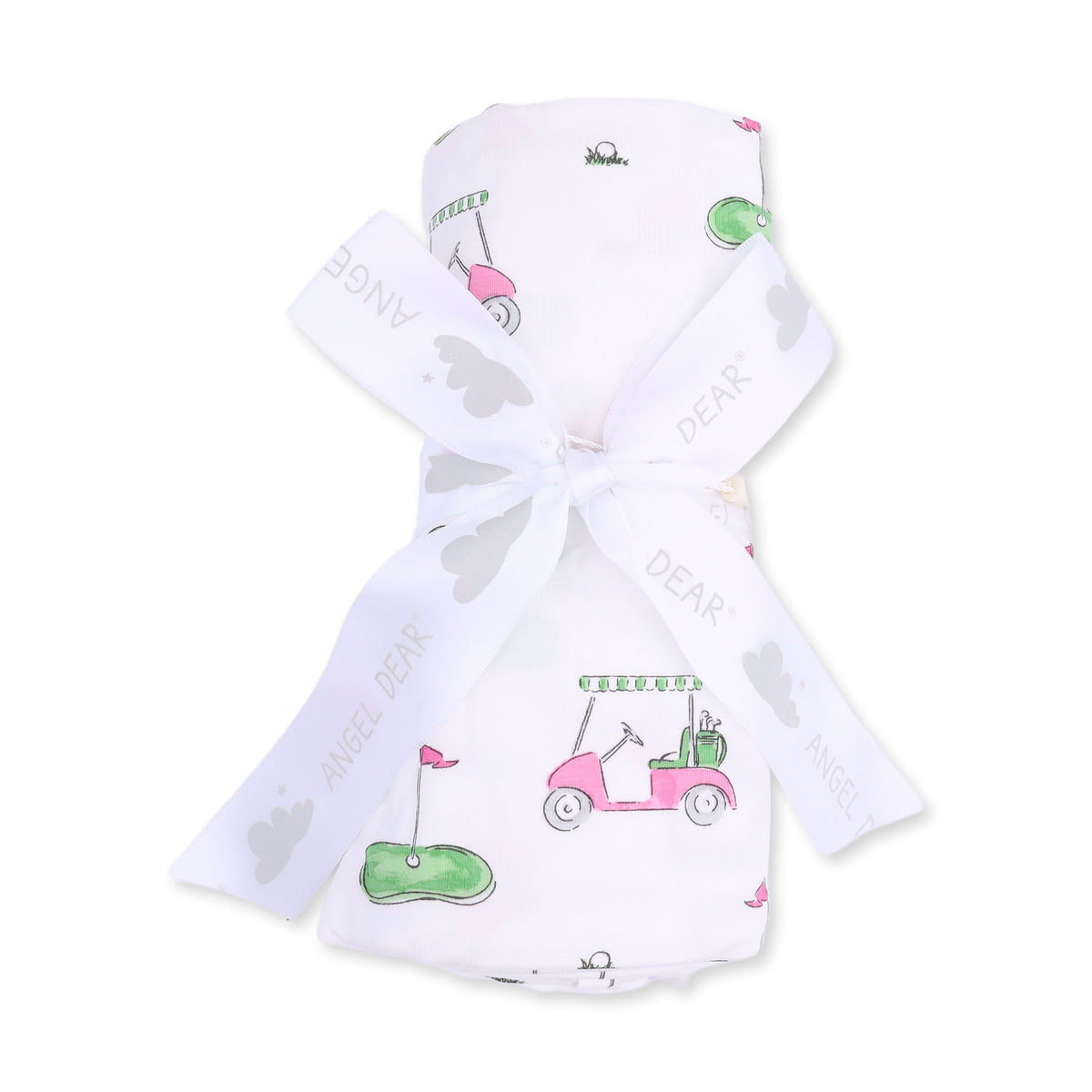 Golf Carts Pink - Swaddle Blanket