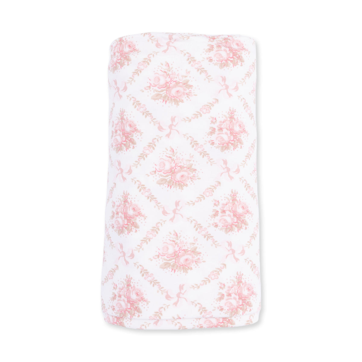 Rose Bow Lattice - Swaddle Blanket
