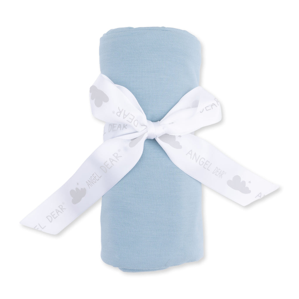 Solid Stone Blue - Swaddle Blanket
