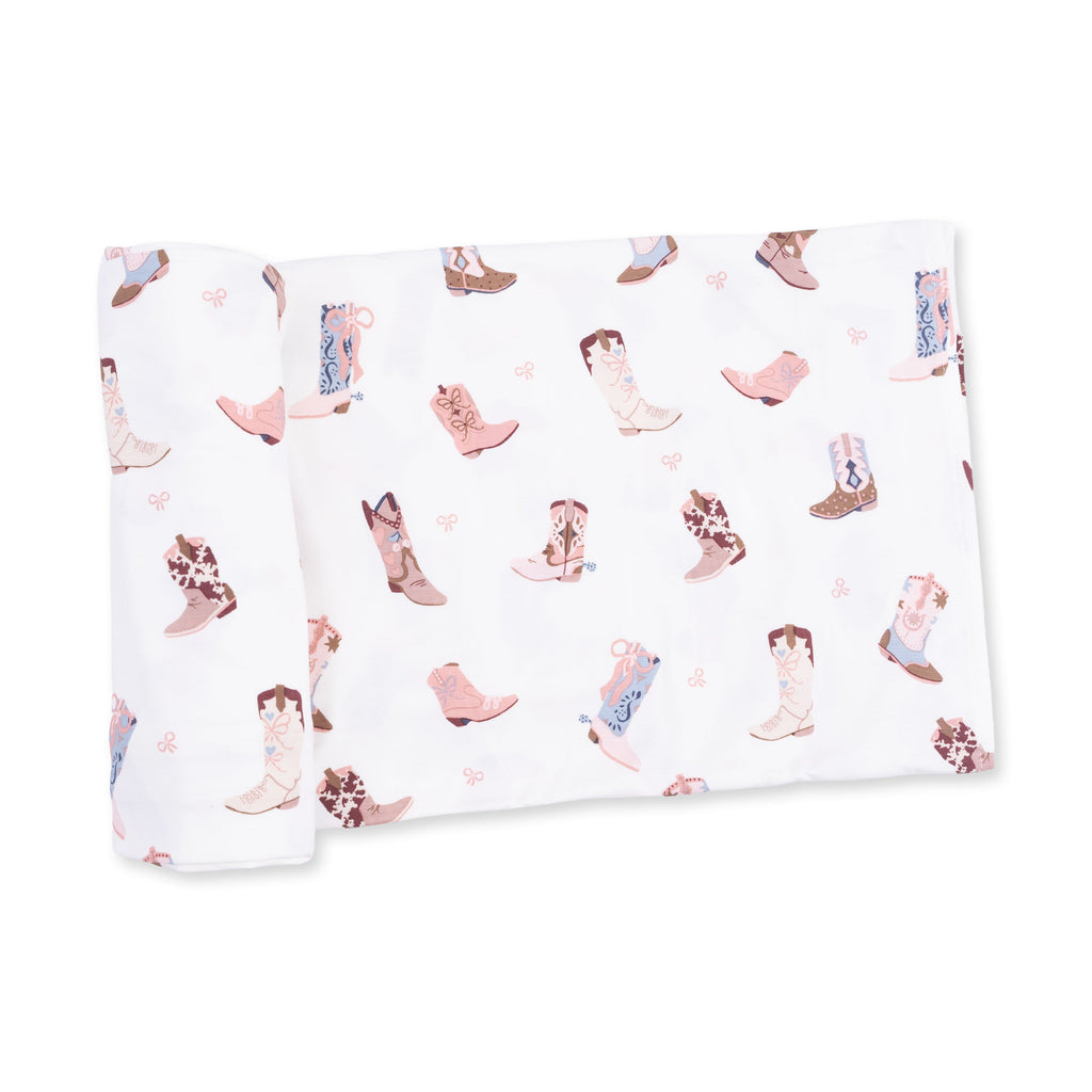 Buckarette Boots - Swaddle Blanket