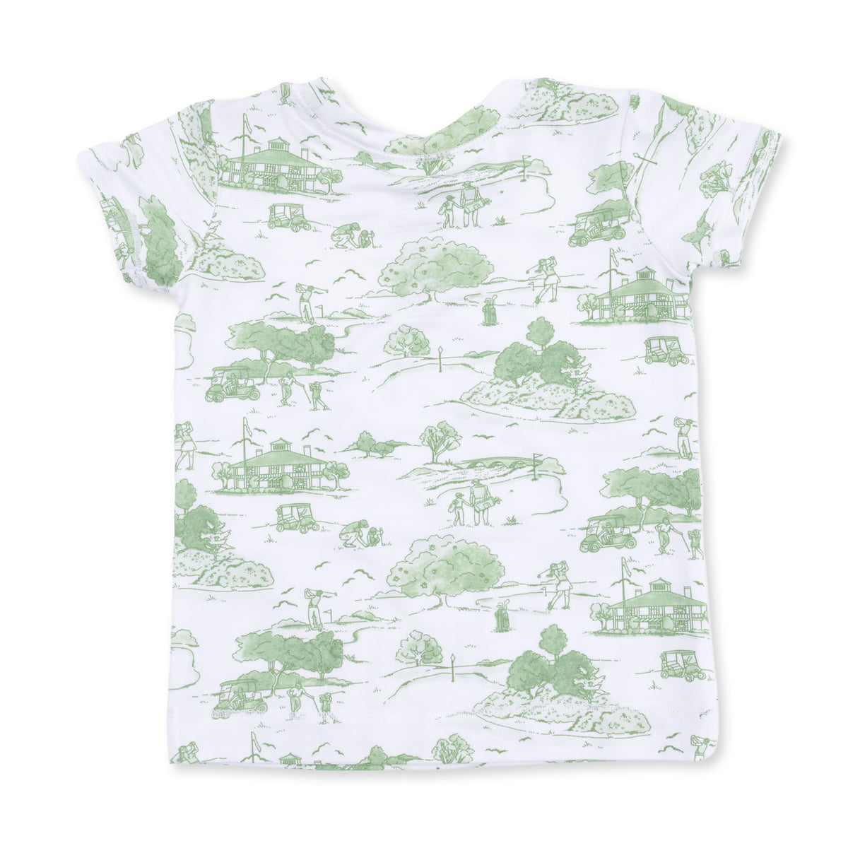 Golf Toile Green - Loungewear Short Set