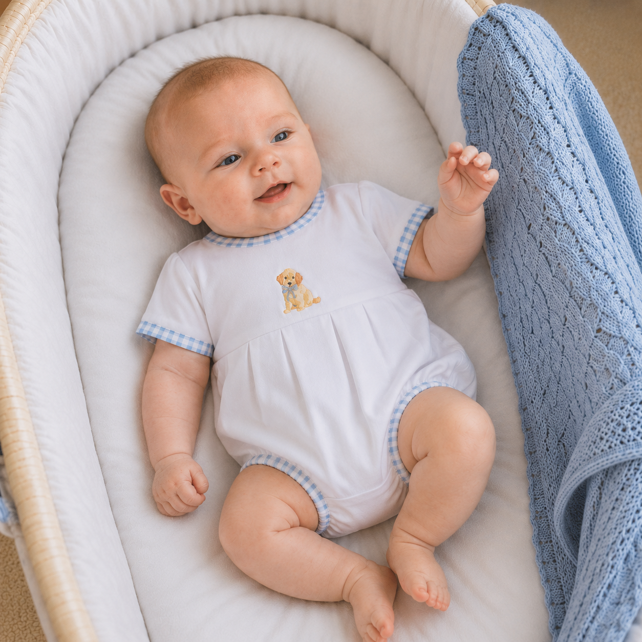 Sweet Golden Bubble - Light Blue