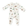 Northern Woodland Animals - 2 Way Zipper Footie