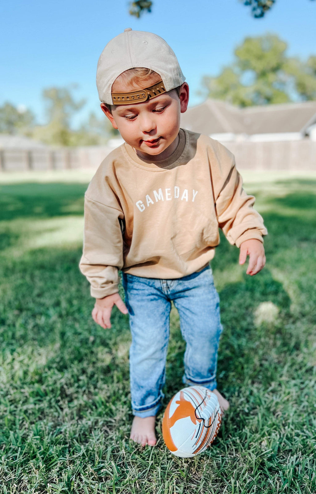 Gameday Crewneck Sweatshirt – Camel