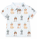 Boys Party Pups S/S Polo
