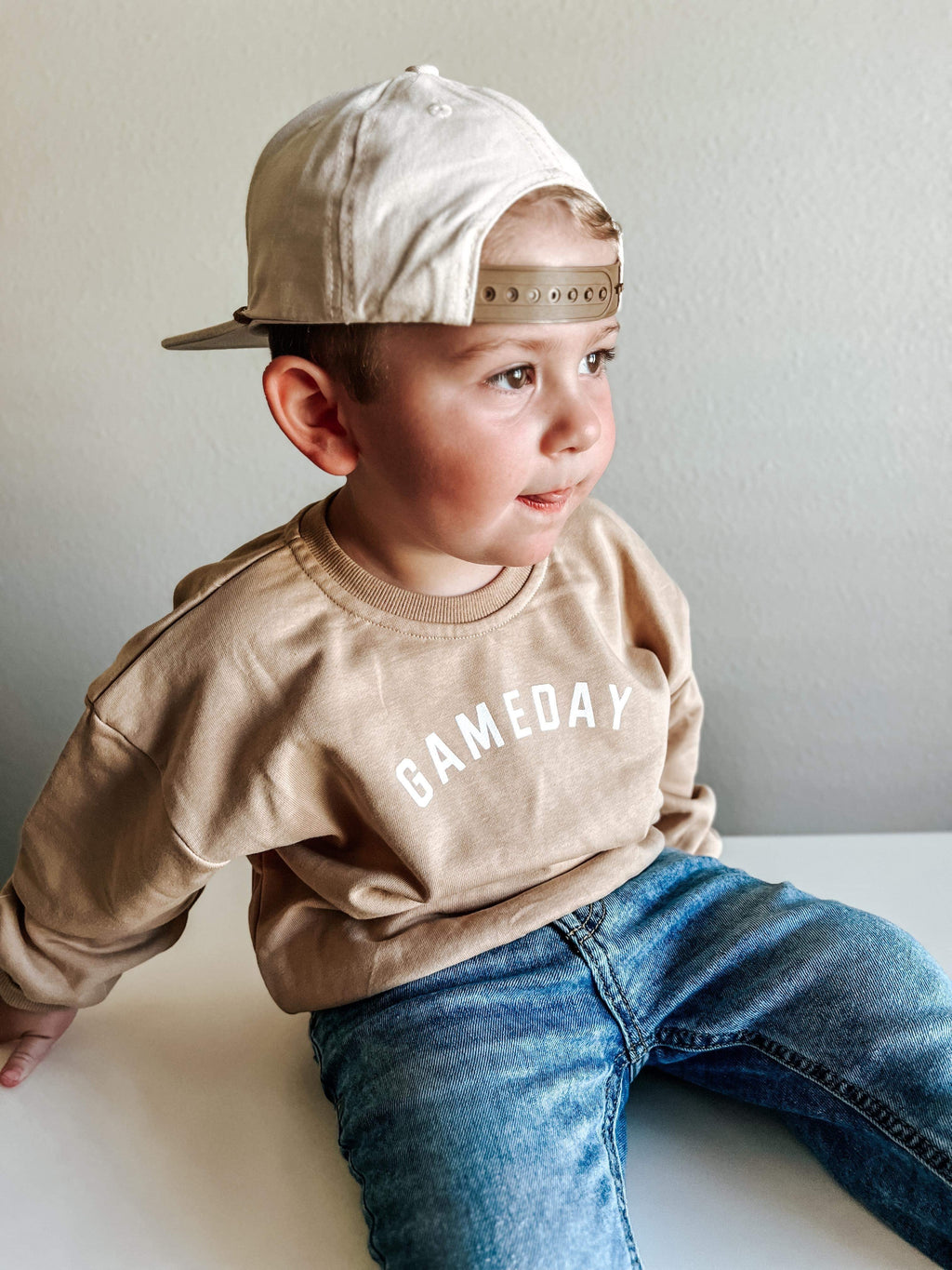 Gameday Crewneck Sweatshirt – Camel