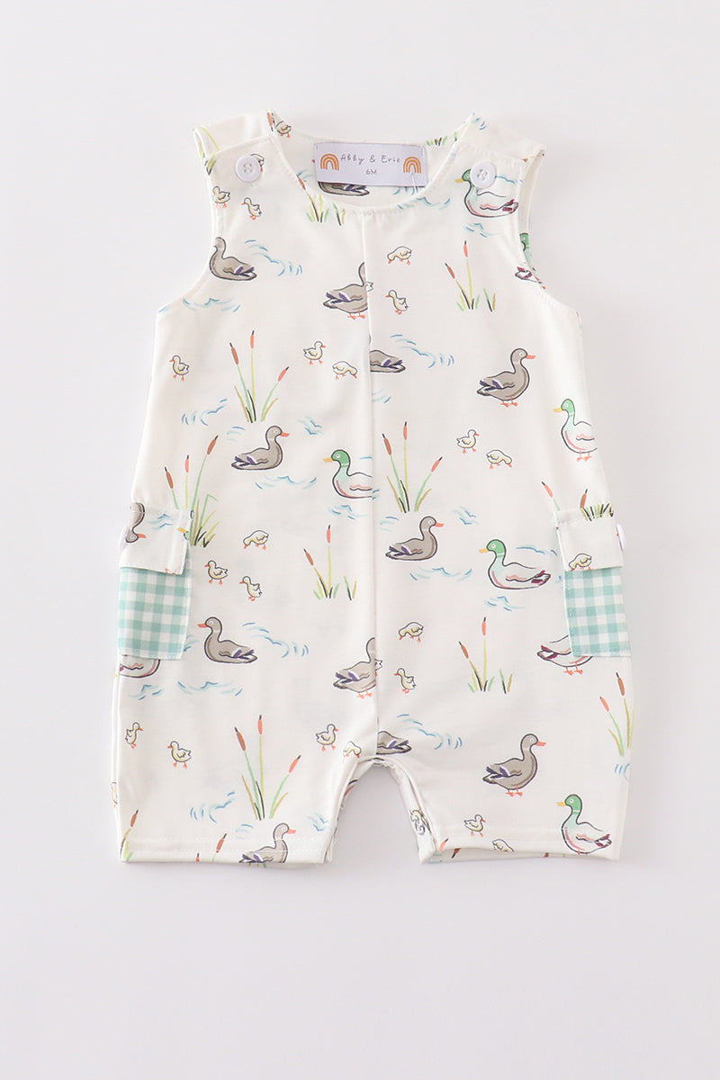 Sage Mallard Floral Jon Jon