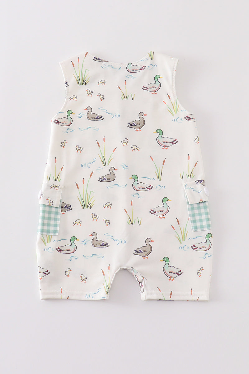 Sage Mallard Floral Jon Jon