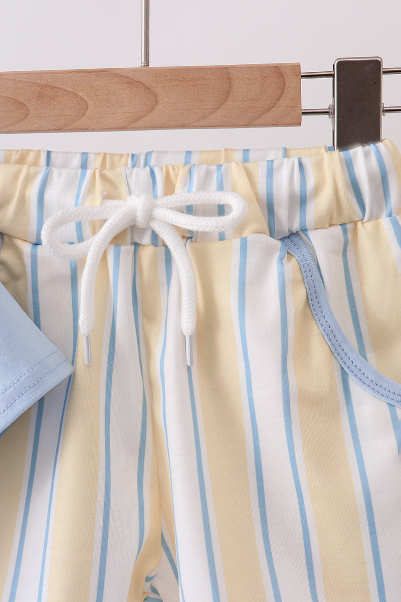 You're my sunshine embroidery Stripe Set