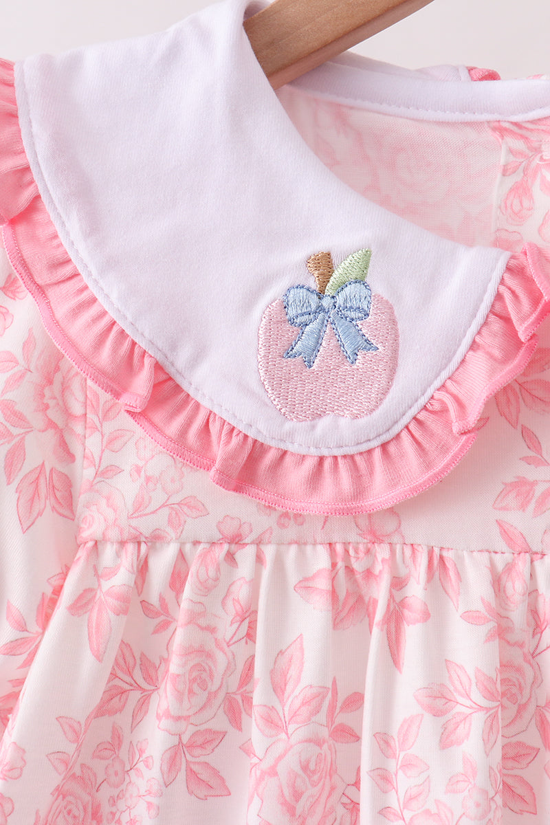 Rose Apple Embroidered Dress