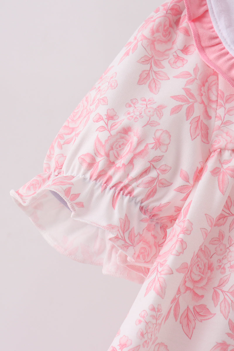 Rose Apple Embroidered Dress