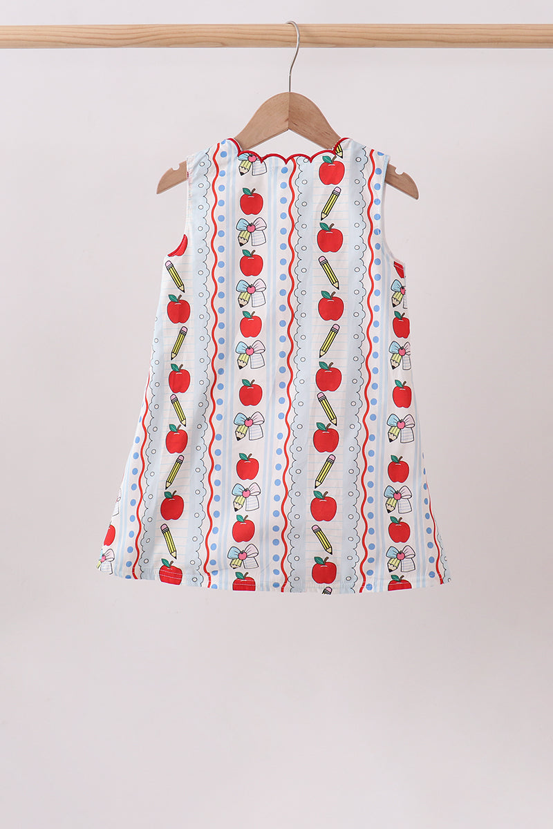 Red Apple Pencil Dress