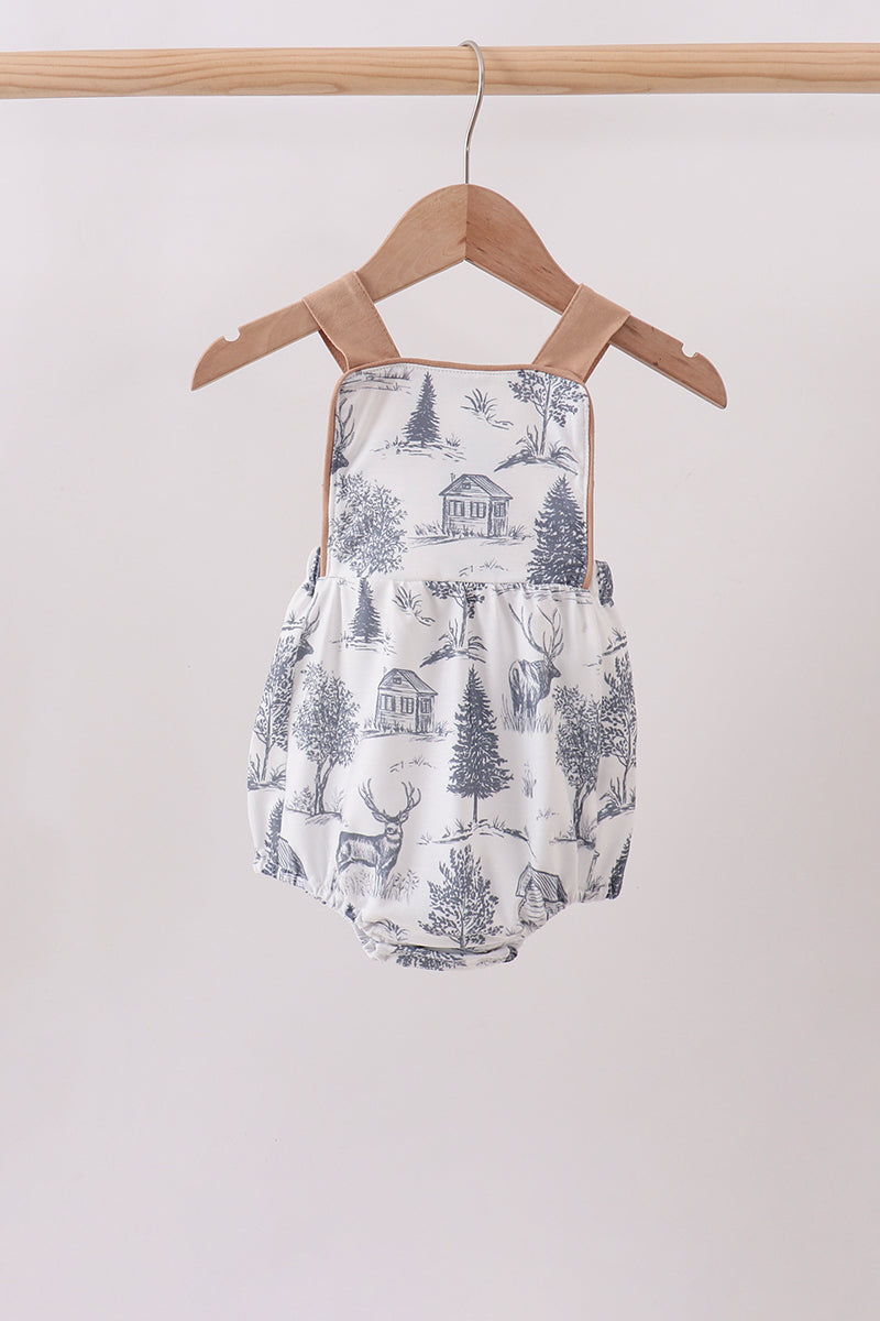 Khaki Deer Forest Bubble