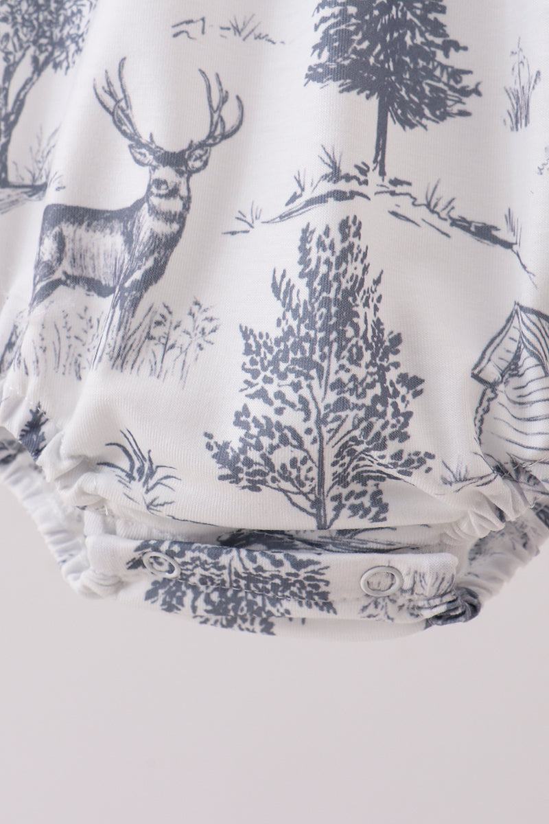 Khaki Deer Forest Bubble