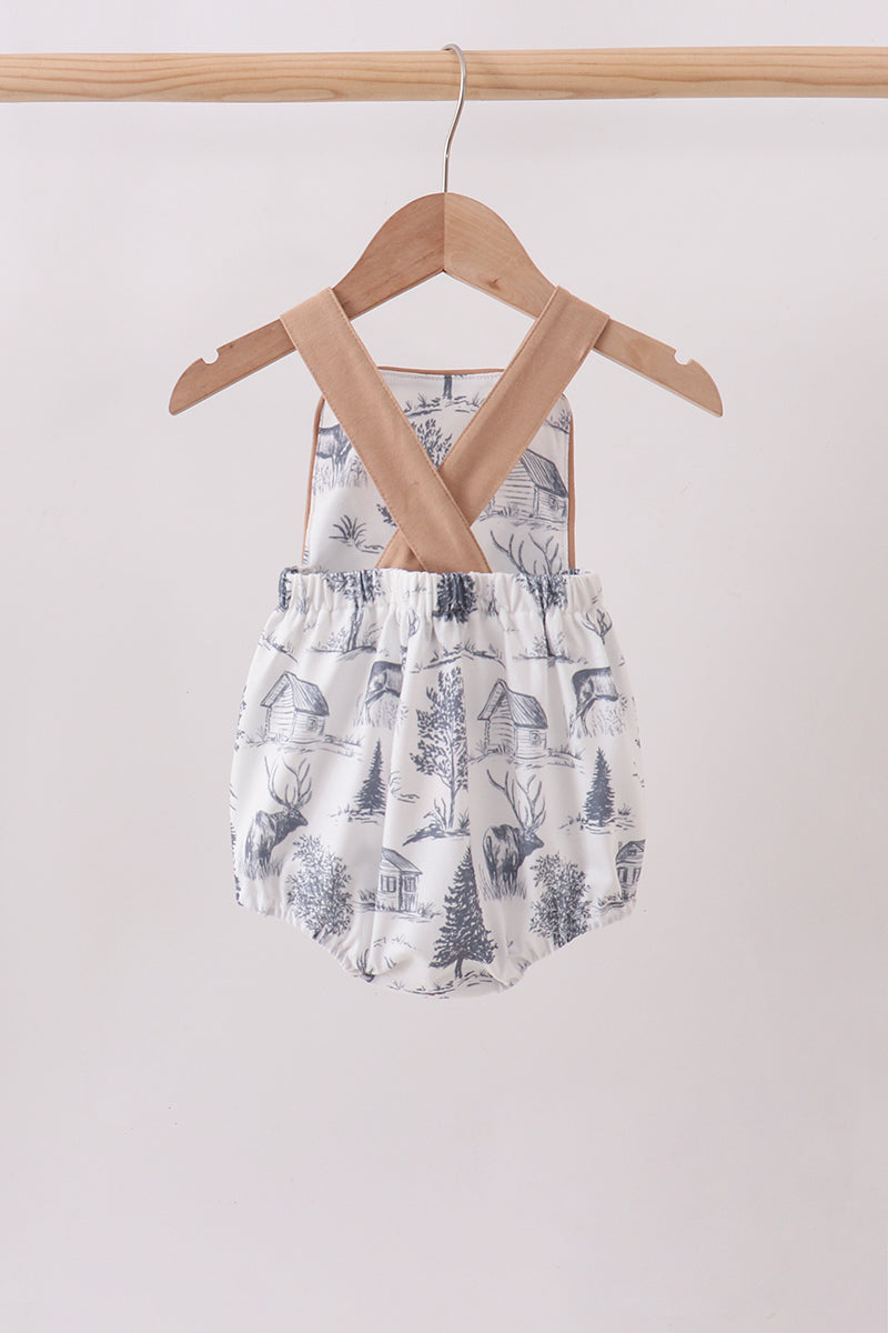 Khaki Deer Forest Bubble