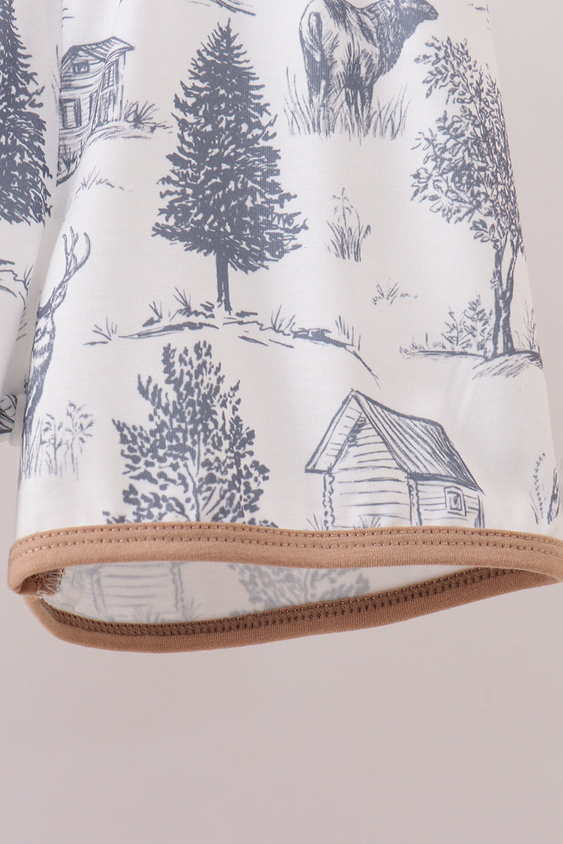Khaki Deer Forest Set