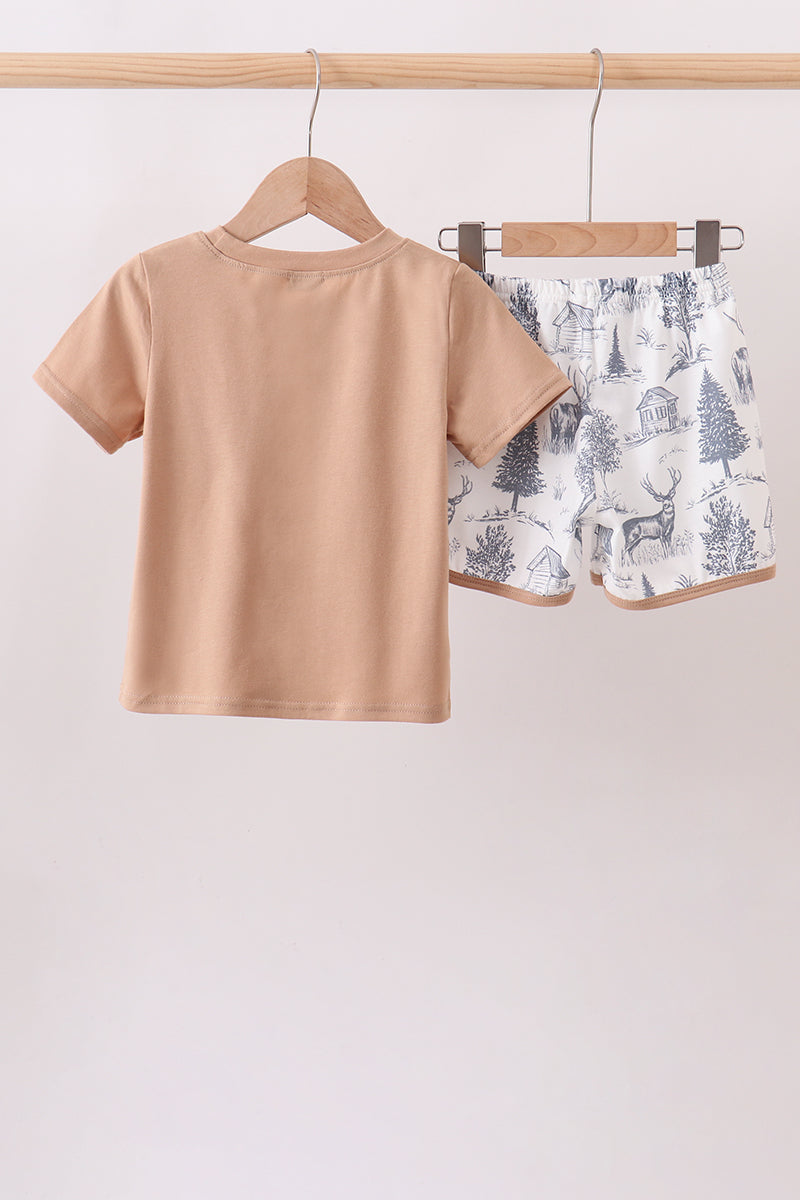 Khaki Deer Forest Set
