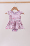 Purple Castle bamboo Ruffle Bubble