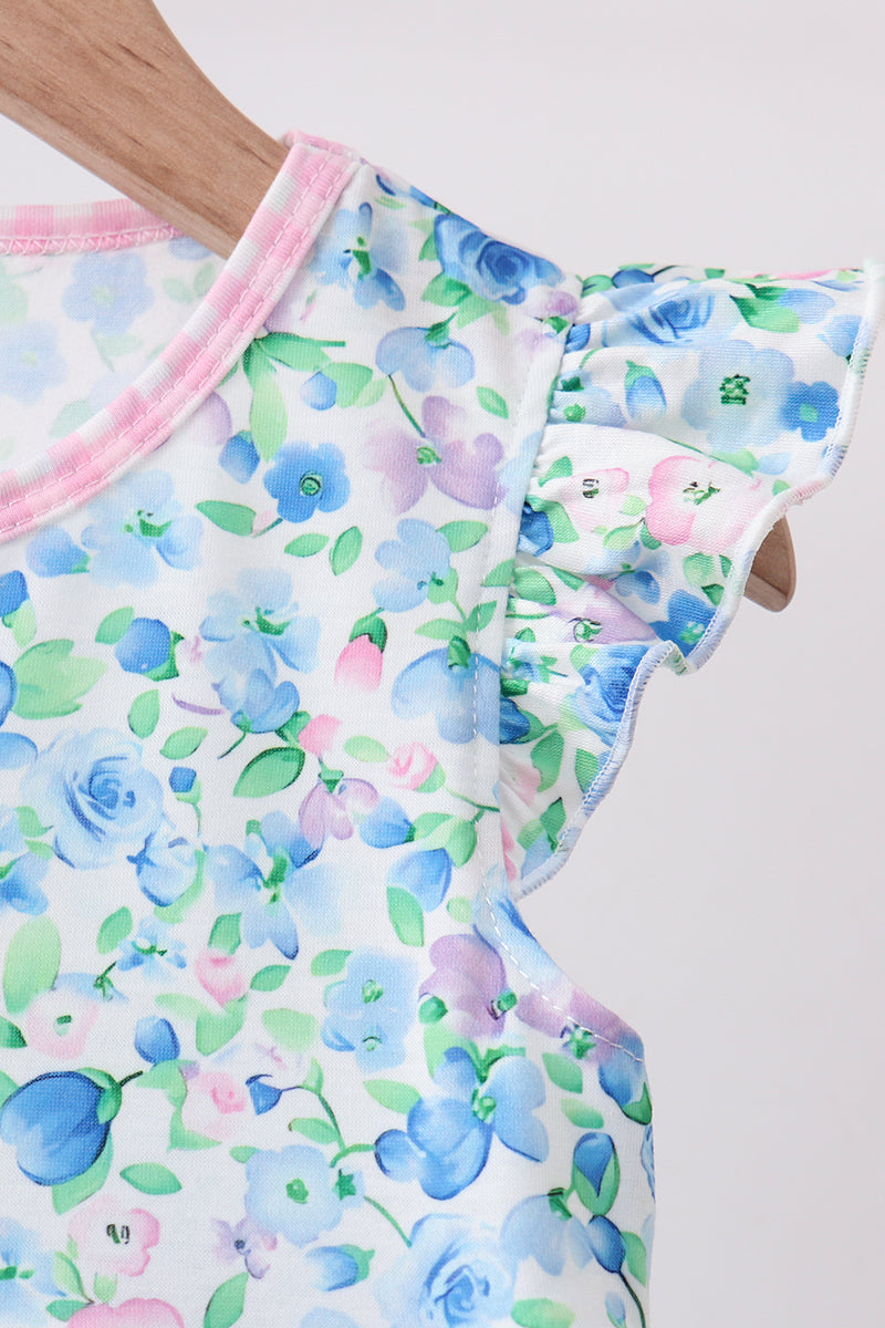 Blue Floral Dress