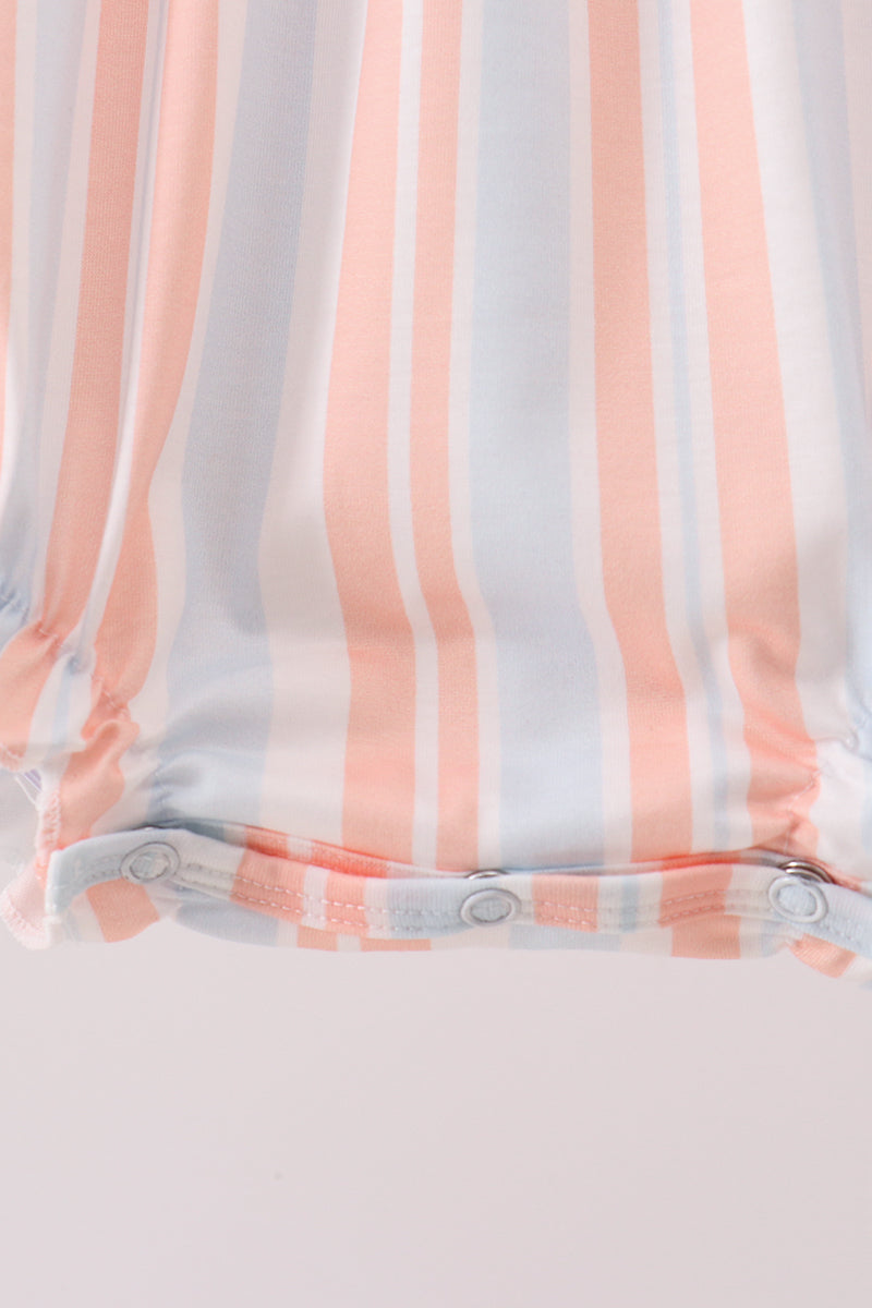 Seashell Stripe Appliqué Bubble