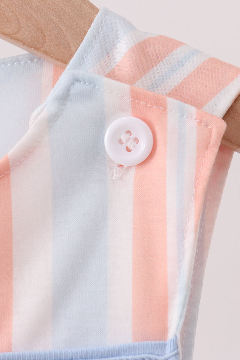 Seashell Stripe Embroidered Jon Jon