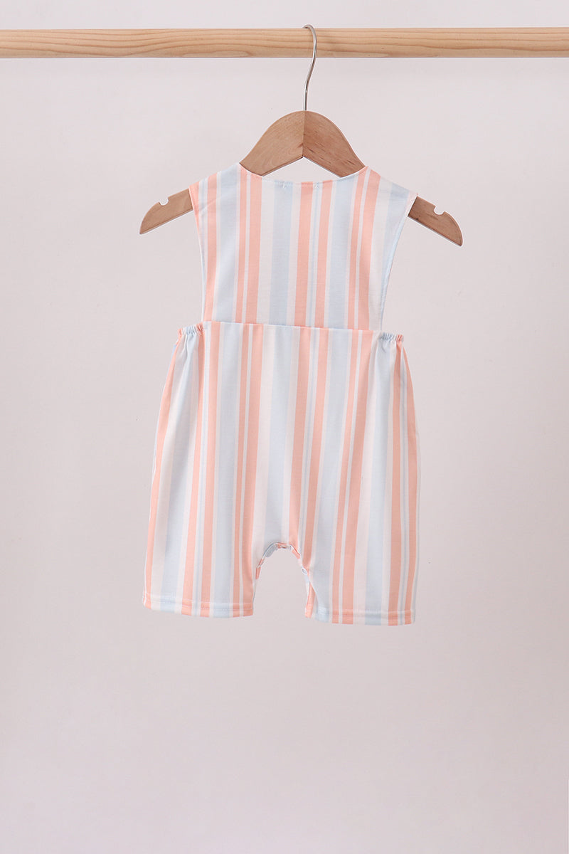 Seashell Stripe Embroidered Jon Jon