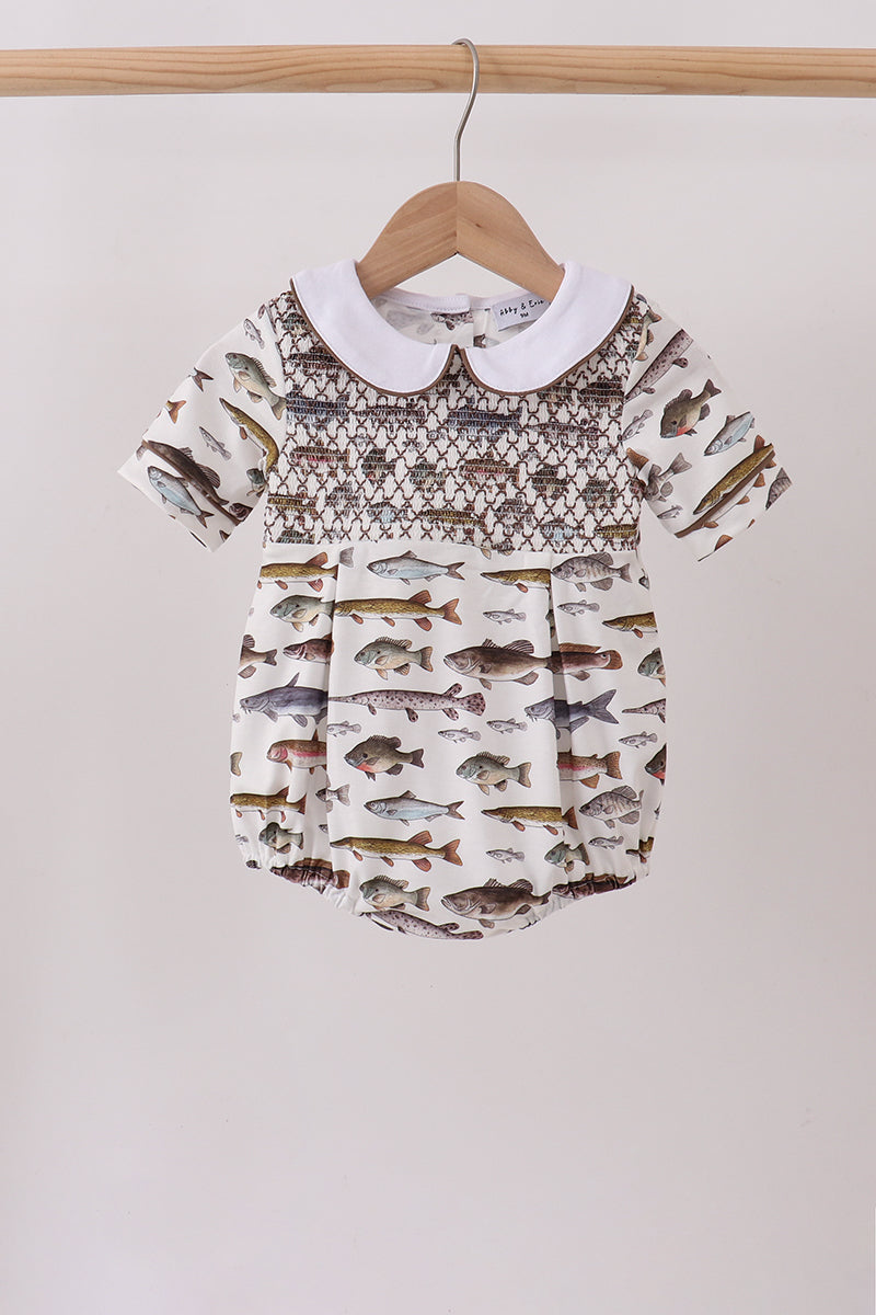 Fish Smocked Bubble