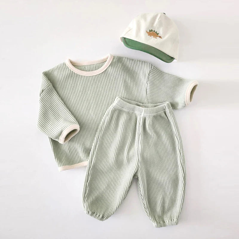 Benny Waffle Jogger Set