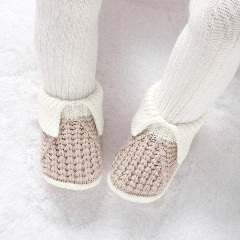 Knitted  Prewalkers Anti-Slip Shoes