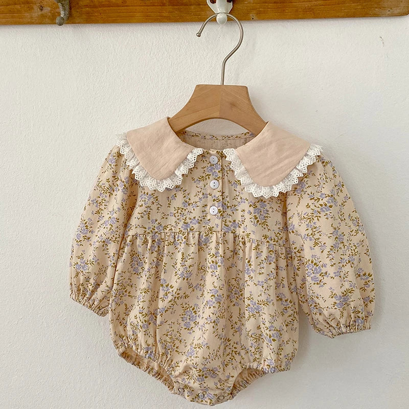 Paisley Lapel Romper