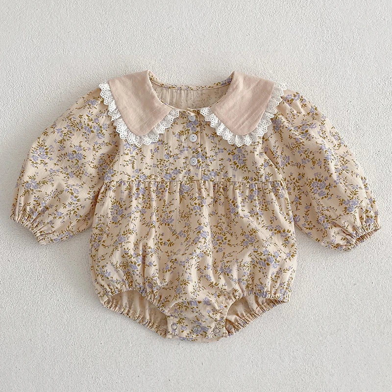 Paisley Lapel Romper