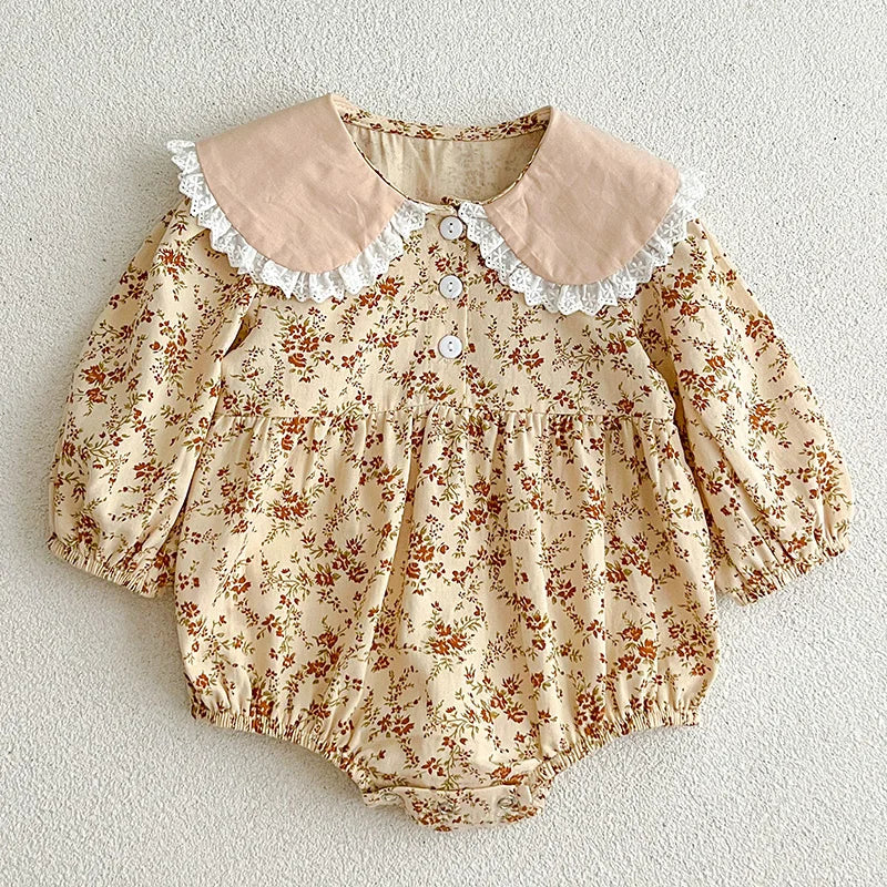 Paisley Lapel Romper