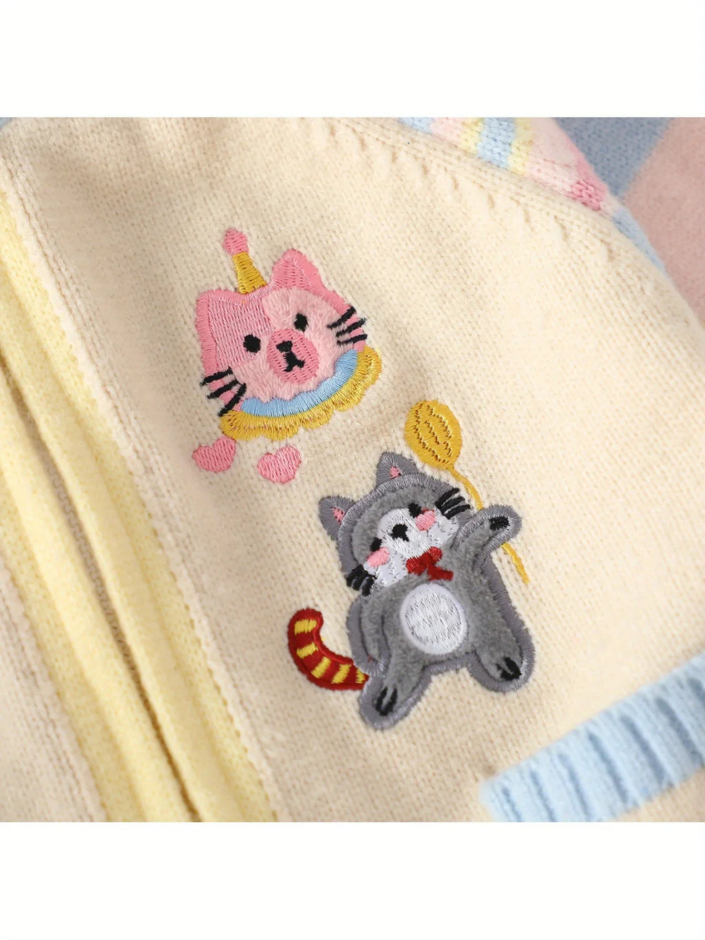 Cartoon Knitted Cardigan Jacket