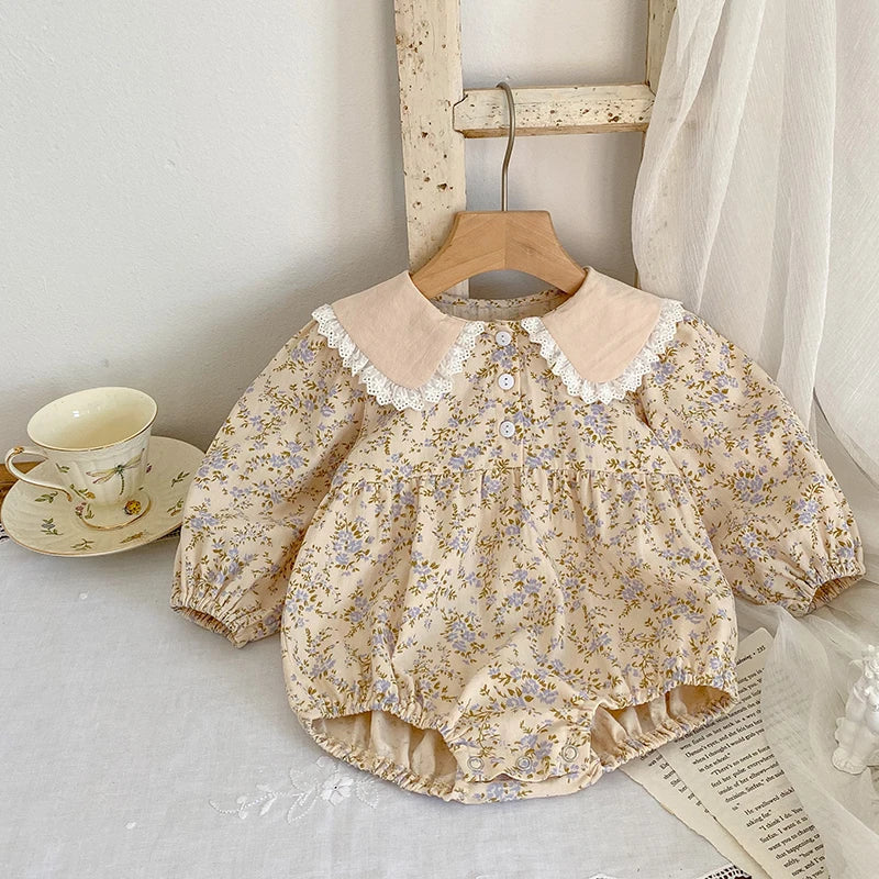 Paisley Lapel Romper