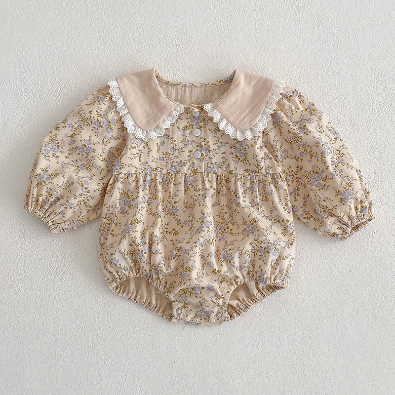 Paisley Lapel Romper