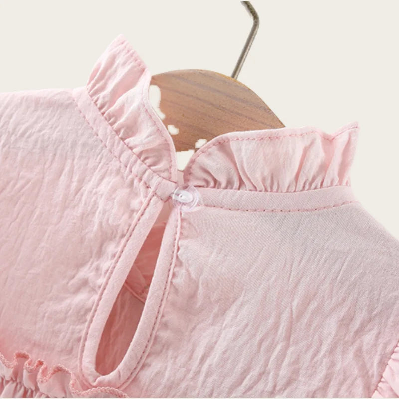 Pink Tulip Fly Sleeve Dress
