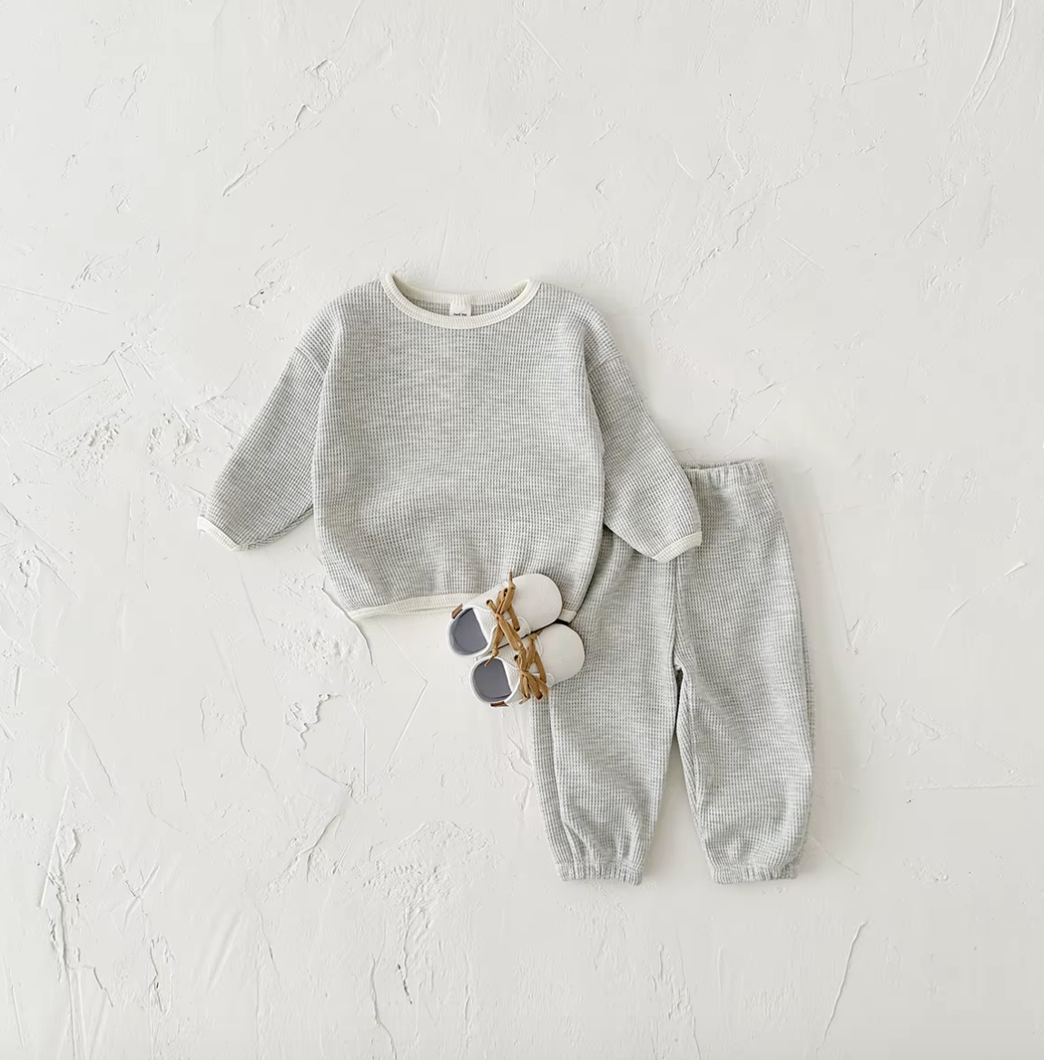 Benny Waffle Jogger Set
