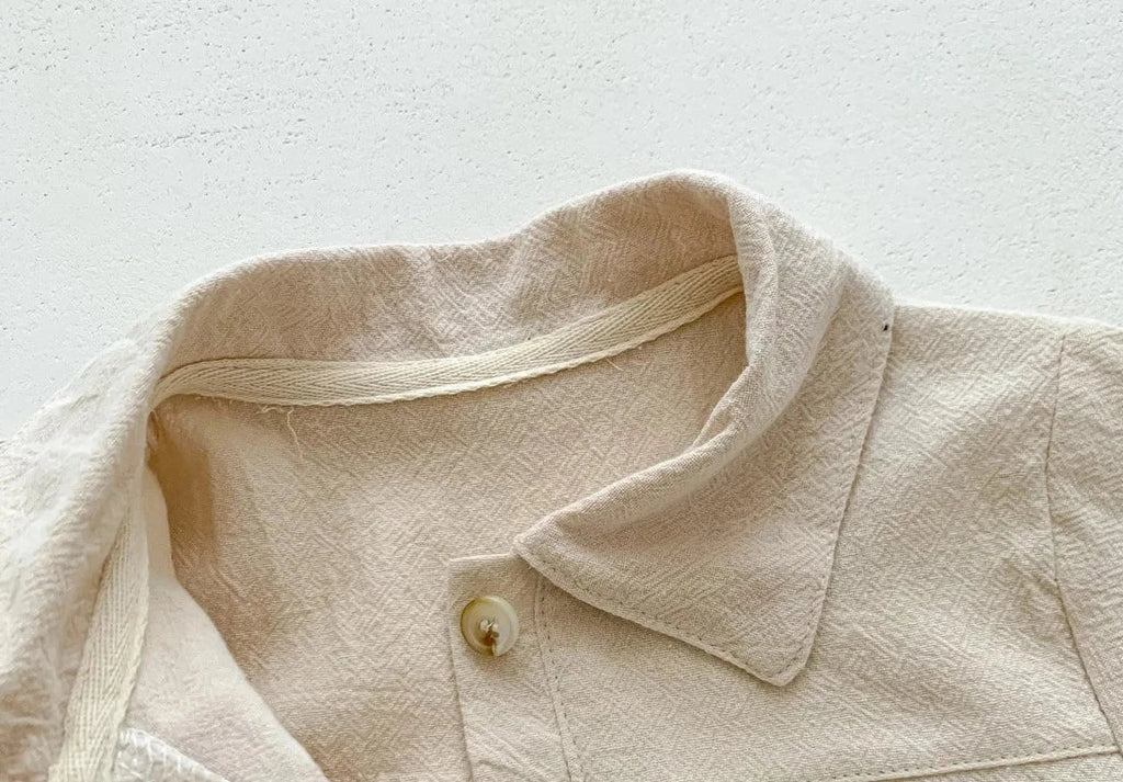 Solid Linen Overalls Jumpsuit