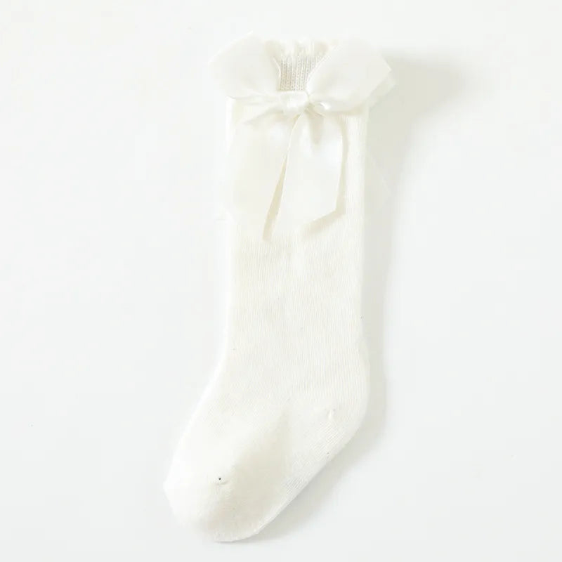 Knee High Bow Detail Socks