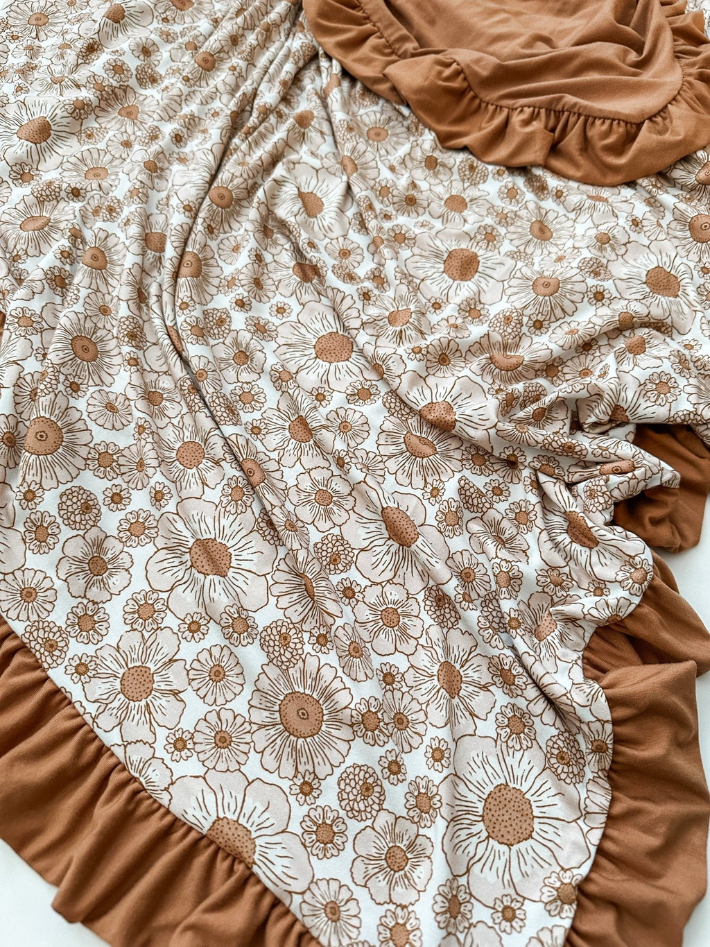 Flower Garden Bamboo Reversible Blanket