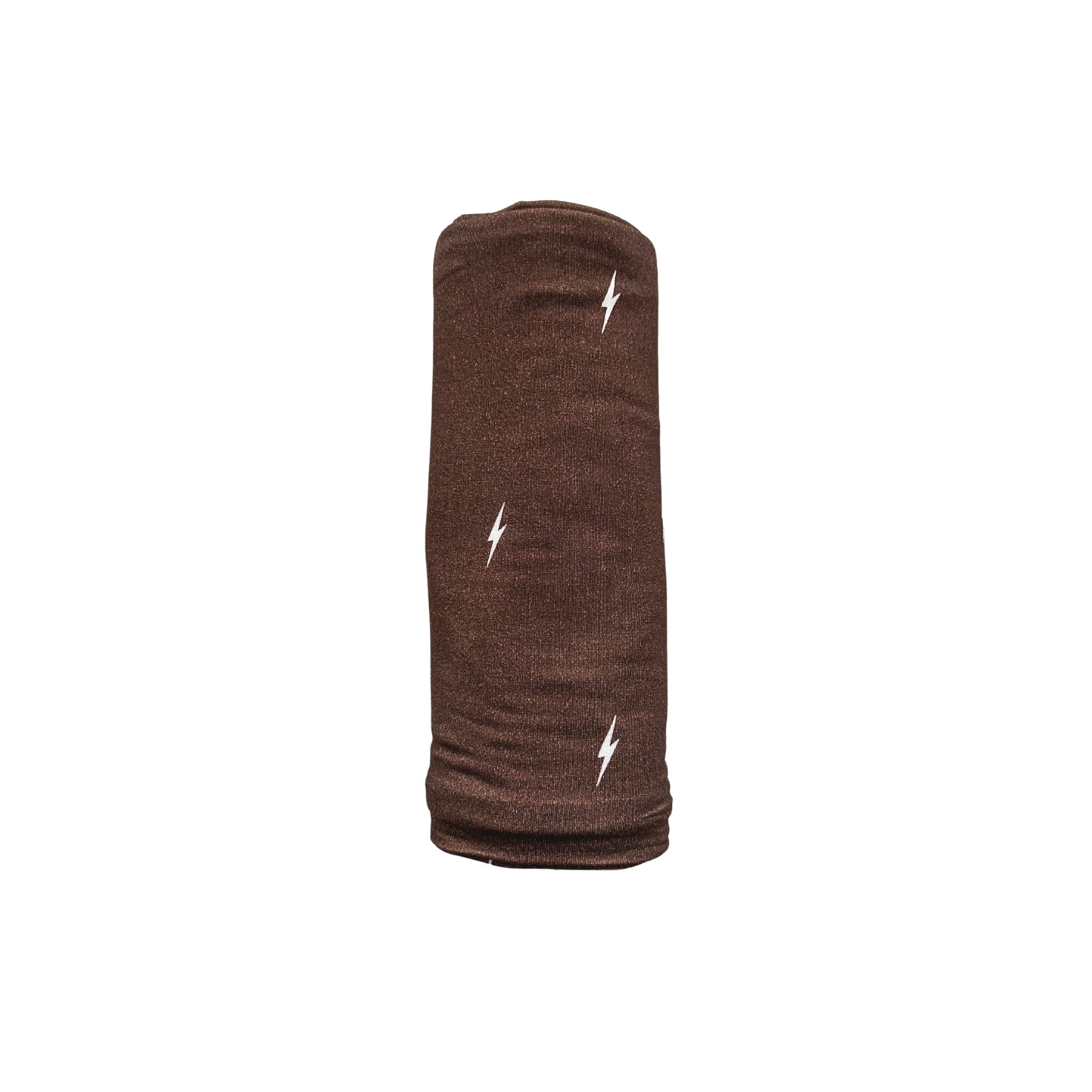 Brown Lightning Bamboo Stretch Swaddle Blanket