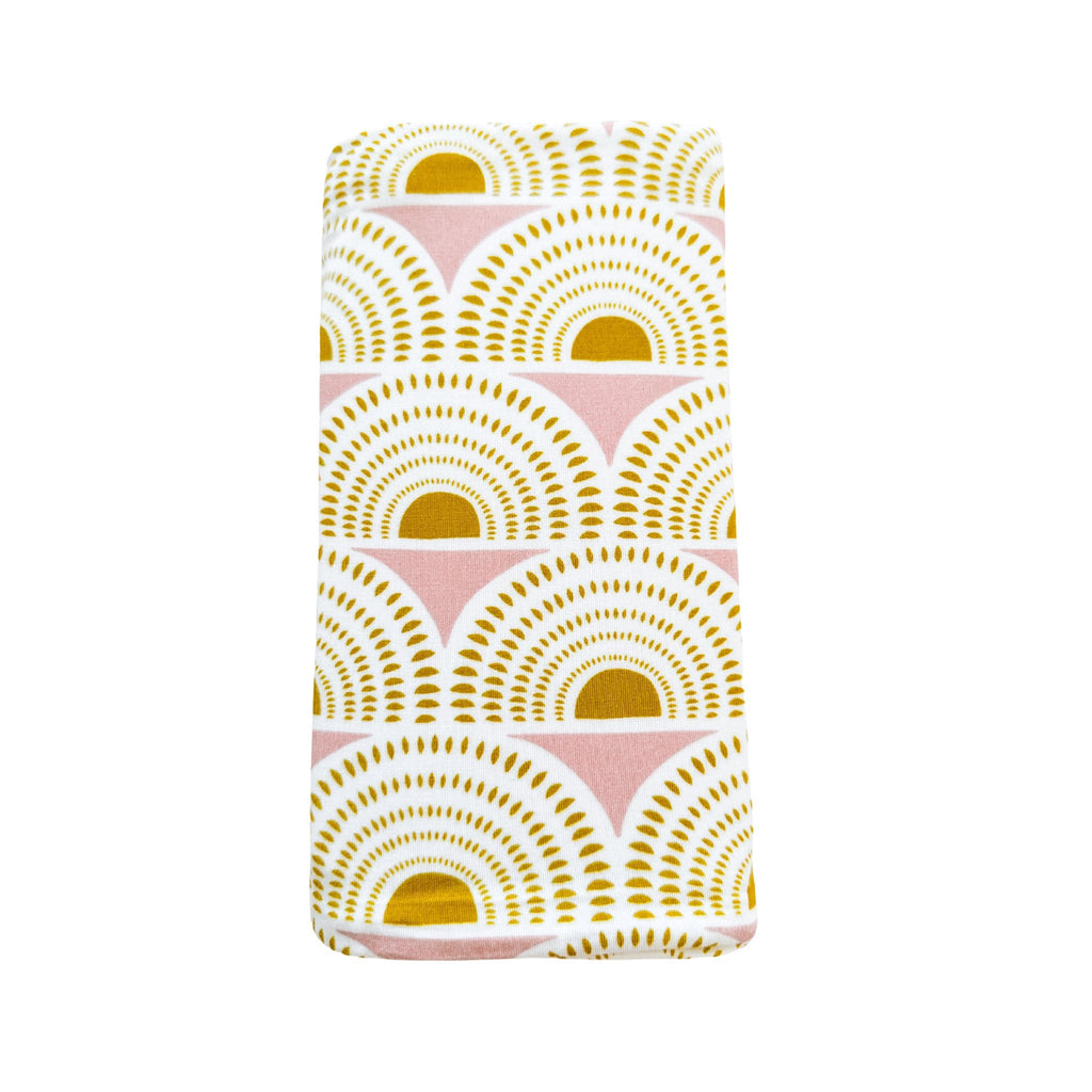 Vintage Sunshine Bamboo Baby Stretch Swaddle Blanket