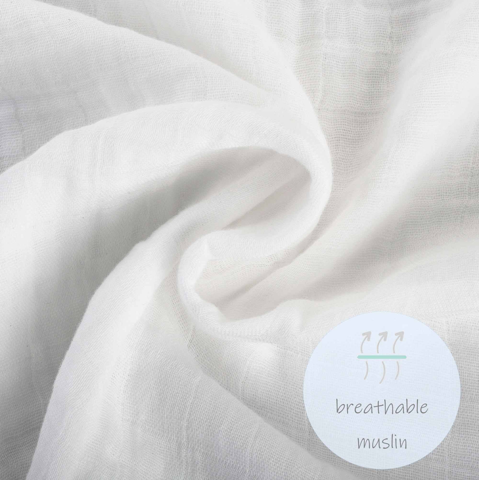 Baby Muslin Swaddle Blanket 47x47 Noah's Ark