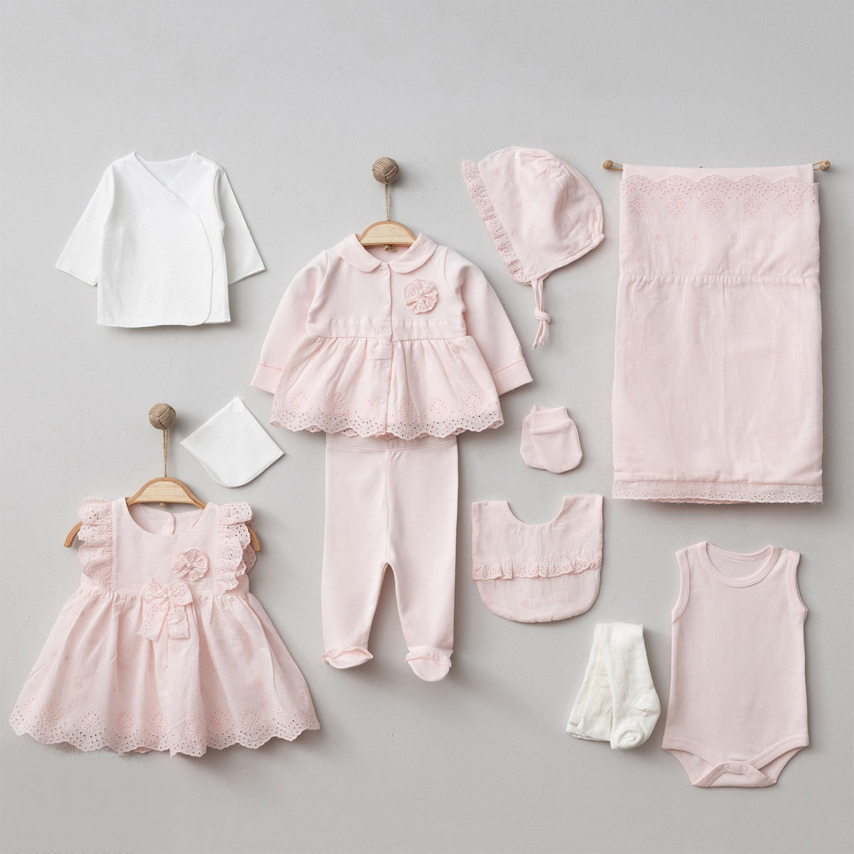 Eden Newborn Homecoming Outfit Set (11 Pcs)