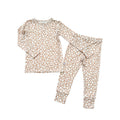 Mocha Ditsy Floral Bamboo Pajama Set