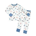 Vintage Airplane Bamboo Kids Pajama Set