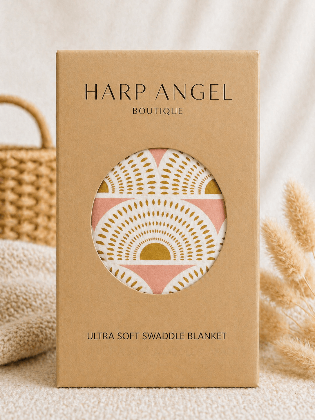 Vintage Sunshine Bamboo Baby Stretch Swaddle Blanket