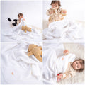 Quilted 4 Layers Muslin Blanket