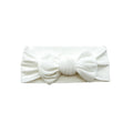 Knotted Baby Girl Headband - White